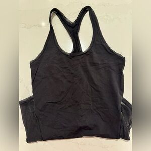 Black LULULEMON Racerback Tank Top